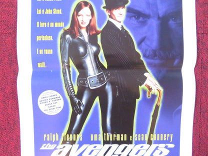 THE AVENGERS ITALIAN LOCANDINA POSTER RALPH FIENNES UMA THURMAN 1998 Rendezvous Cinema Movie posters