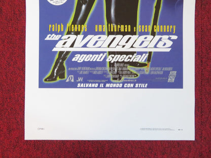 THE AVENGERS ITALIAN LOCANDINA POSTER RALPH FIENNES UMA THURMAN 1998 Rendezvous Cinema Movie posters