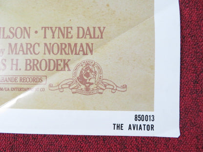 THE AVIATOR FOLDED US ONE SHEET POSTER CHRISTOPHER REEVE JACK WARDEN 1985 Rendezvous Cinema Movie posters