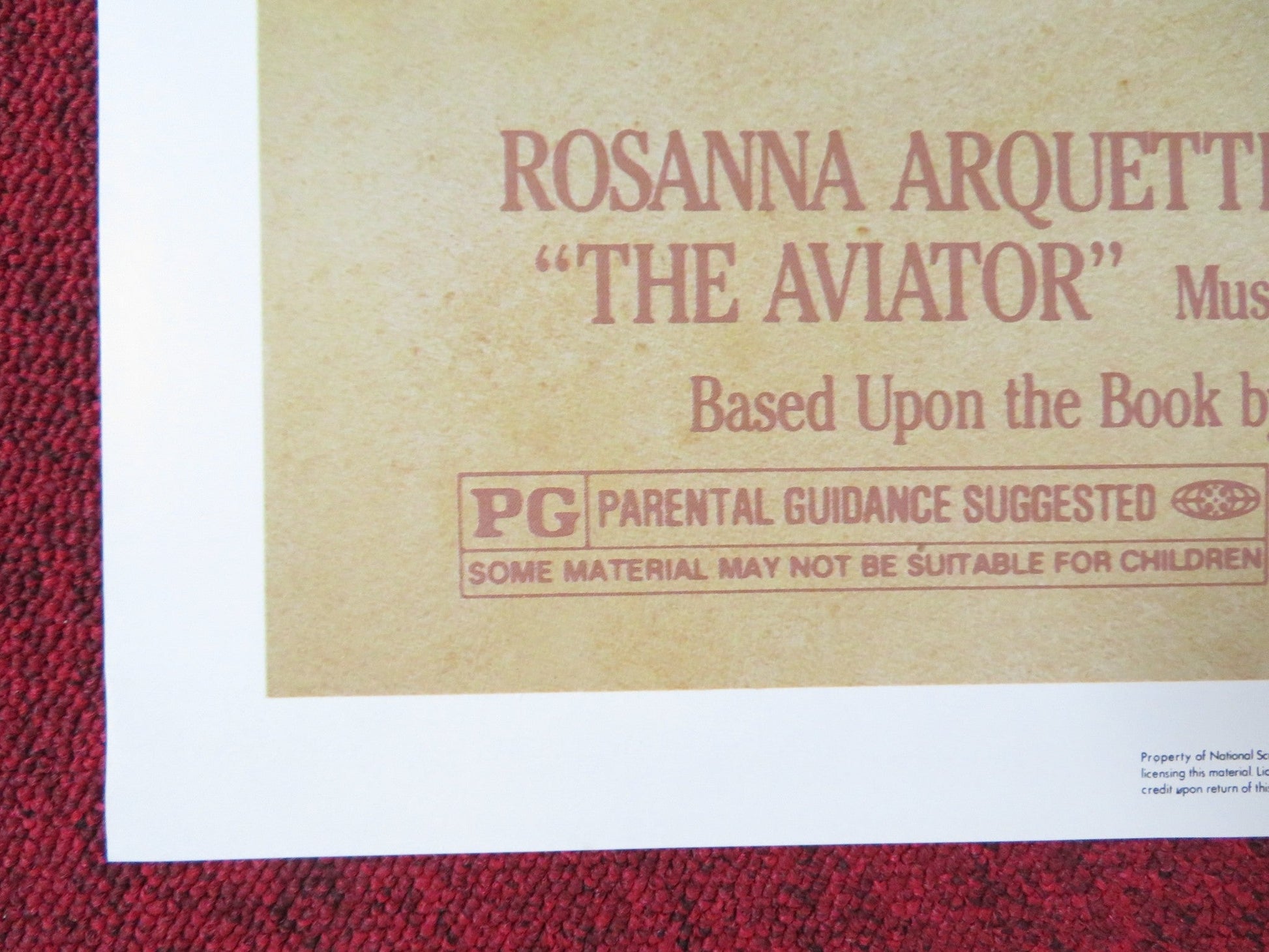 THE AVIATOR FOLDED US ONE SHEET POSTER CHRISTOPHER REEVE JACK WARDEN 1985 Rendezvous Cinema Movie posters