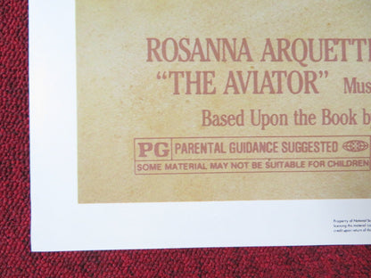 THE AVIATOR FOLDED US ONE SHEET POSTER CHRISTOPHER REEVE JACK WARDEN 1985 Rendezvous Cinema Movie posters