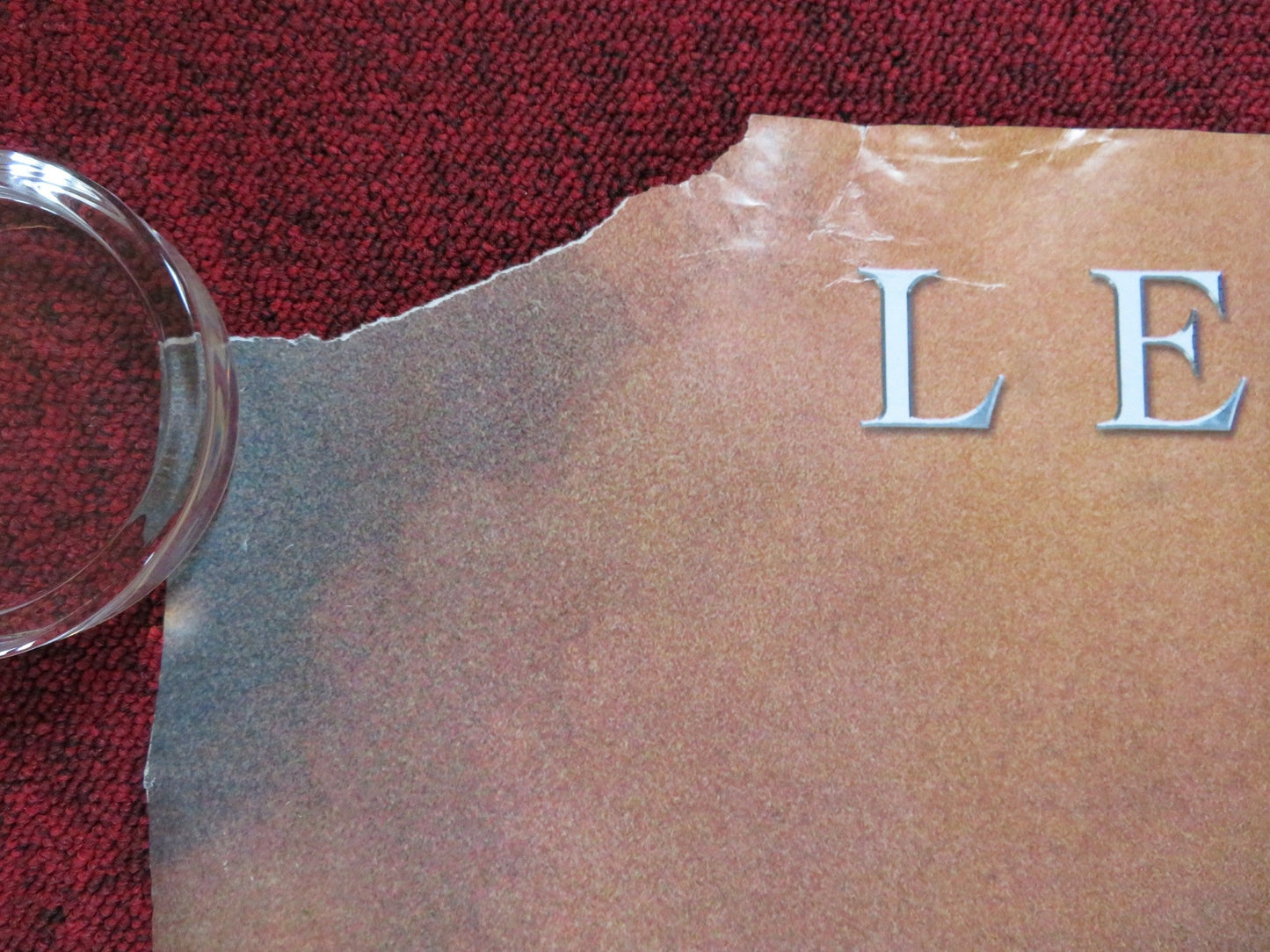 THE AVIATOR UK QUAD (30"x 40") ROLLED POSTER LEONARDO DI CAPRIO 2004 Rendezvous Cinema Movie posters