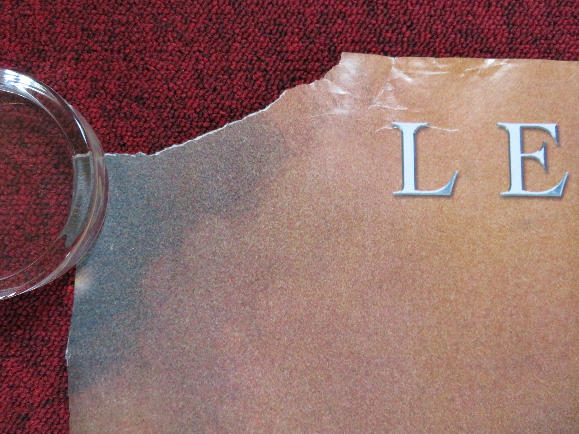 THE AVIATOR UK QUAD (30"x 40") ROLLED POSTER LEONARDO DI CAPRIO 2004 Rendezvous Cinema Movie posters