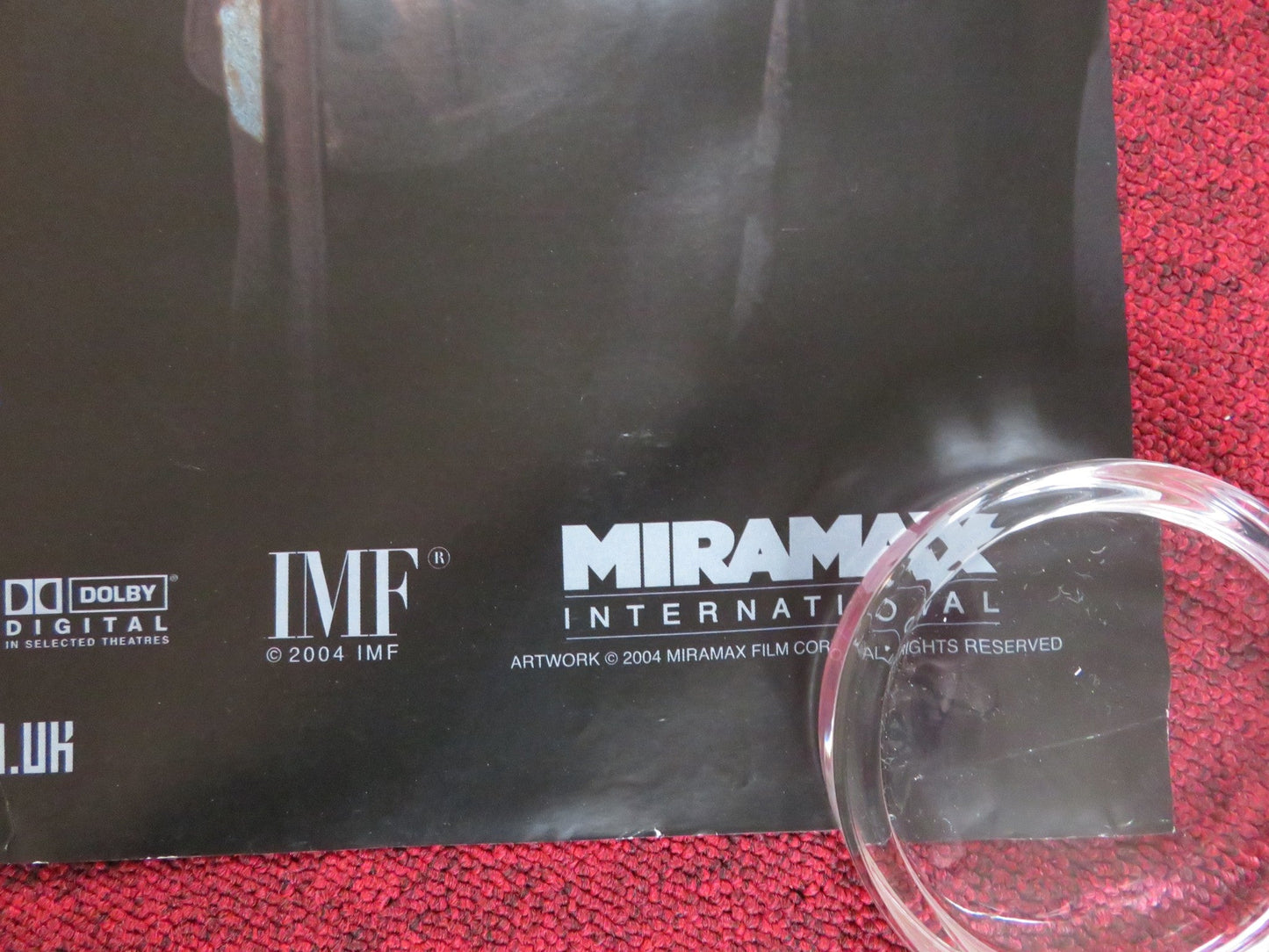 THE AVIATOR UK QUAD (30"x 40") ROLLED POSTER LEONARDO DI CAPRIO 2004 Rendezvous Cinema Movie posters