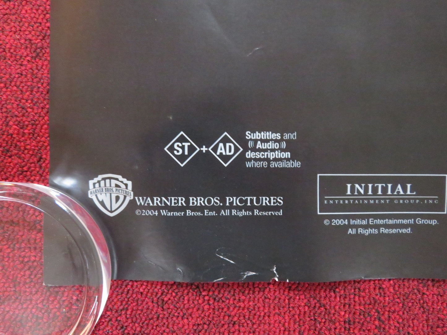 THE AVIATOR UK QUAD (30"x 40") ROLLED POSTER LEONARDO DI CAPRIO 2004 Rendezvous Cinema Movie posters