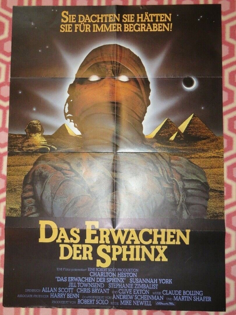 THE AWAKENING GERMAN A1 (33"x 23") POSTER CHARLTON HESTON SUSANNAH YORK 1980 Movie posters