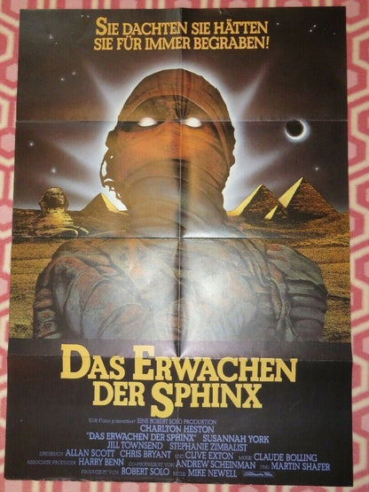 THE AWAKENING GERMAN A1 (33"x 23") POSTER CHARLTON HESTON SUSANNAH YORK 1980 Movie posters