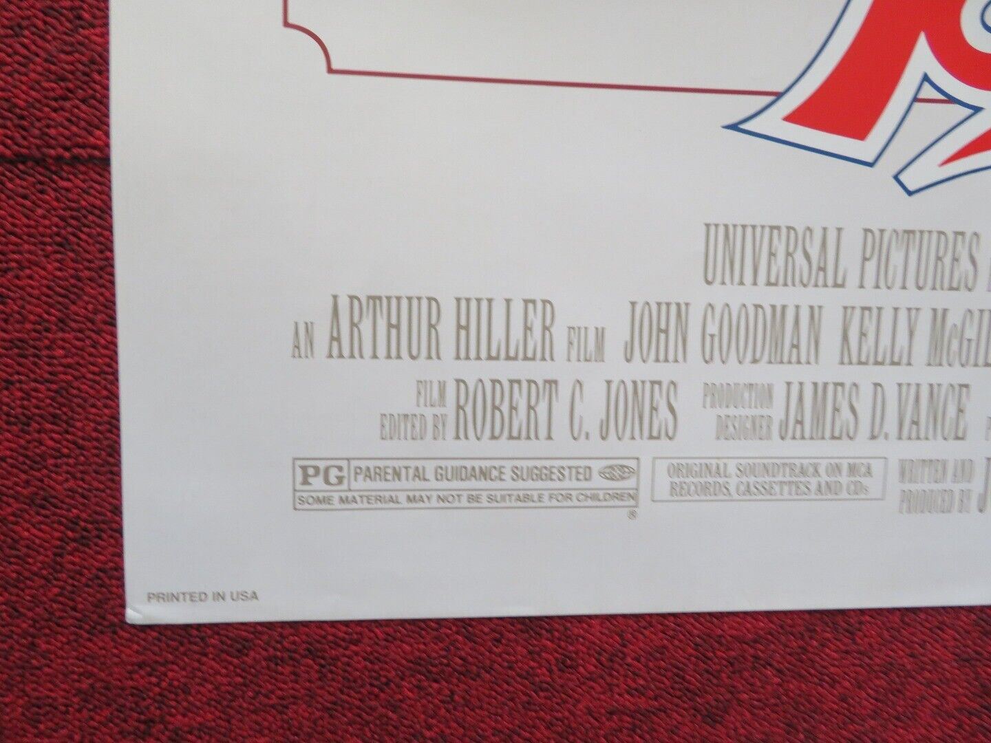 THE BABE FOLDED US ONE SHEET POSTER JOHN GOODMAN KELLY MCGILLIS 1992 Movie posters