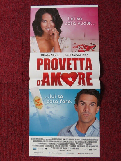 THE BABYMAKERS ITALIAN LOCANDINA (27"x12") POSTER OLIVIA MUNN 2012 Movie posters