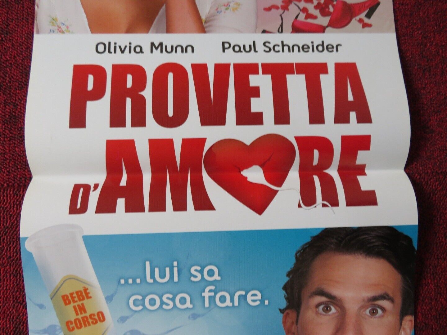 THE BABYMAKERS ITALIAN LOCANDINA (27"x12") POSTER OLIVIA MUNN 2012 Movie posters