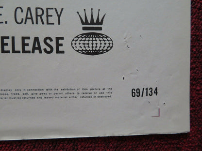 THE BABYSITTER US ONE SHEET POSTER PATRICIA WYMER GEORGE E. CAREY 1969 Movie posters