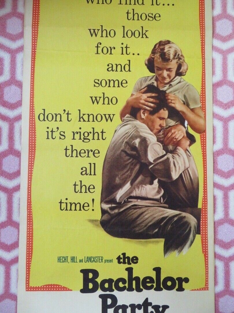 THE BACHELOR PARTY US INSERT (14"x 36") POSTER DON MURRAY 1957 - Rendezvous Cinema