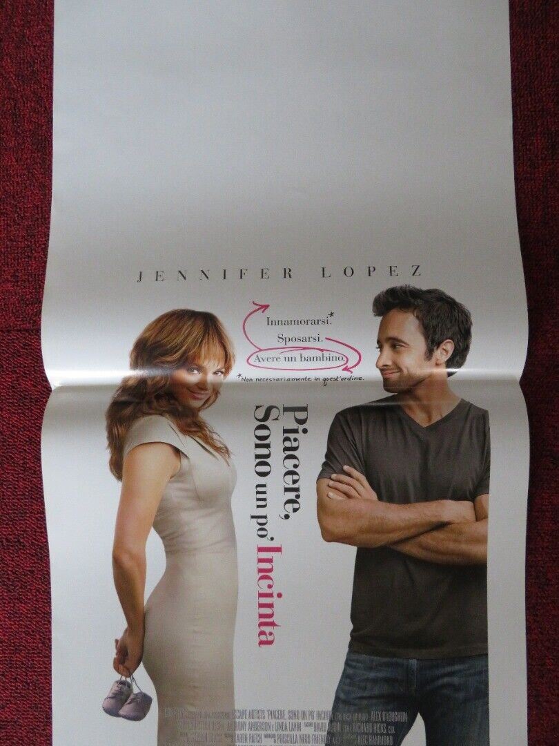 THE BACK-UP PLAN ITALIAN LOCANDINA (27.5"x13") POSTER JENNIFER LOPEZ 2010 - Rendezvous Cinema