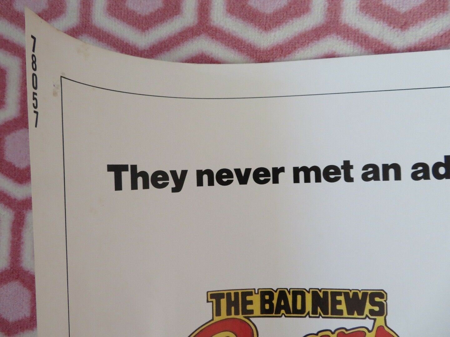 THE BAD NEWS BEARS GO TO JAPAN US HALF SHEET (22"x 28") POSTER TONY CURTIS '78 - Rendezvous Cinema