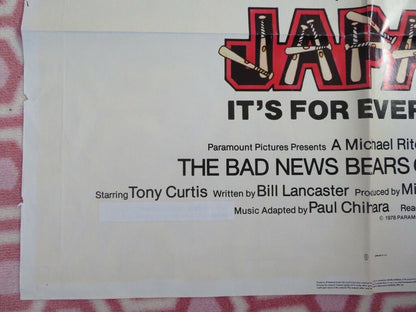 THE BAD NEWS BEARS GO TO JAPAN US ONE SHEET POSTER TONY CURTIS 1978 Movie posters