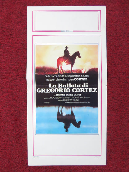 THE BALLAD OF GREGORIO CORTEZ ITALIAN LOCANDINA POSTER EDWARD JAMES 1984 Rendezvous Cinema Movie posters