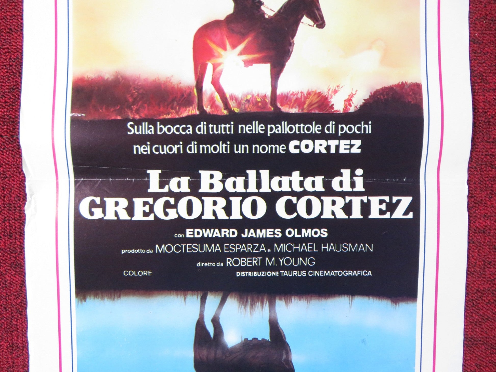 THE BALLAD OF GREGORIO CORTEZ ITALIAN LOCANDINA POSTER EDWARD JAMES 1984 Rendezvous Cinema Movie posters
