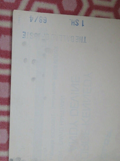 THE BALLAD OF JOSIE FOLDED US ONE SHEET POSTER DORIS DAY PETER GRAVES 1968 Movie posters