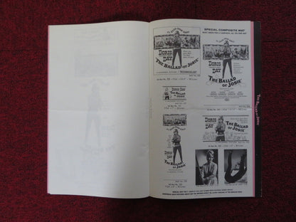 THE BALLAD OF JOSIE - PRESSBOOK UNCUT UNIVERSAL CITY STUDIOS DORIS DAY 1967 Rendezvous Cinema Movie posters