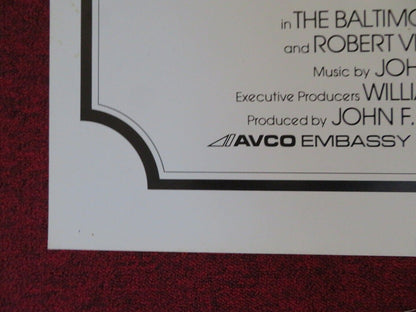THE BALTIMORE BULL FOLDED US ONE SHEET POSTER JAMES COBURN OMAR SHARIF 1980 Movie posters