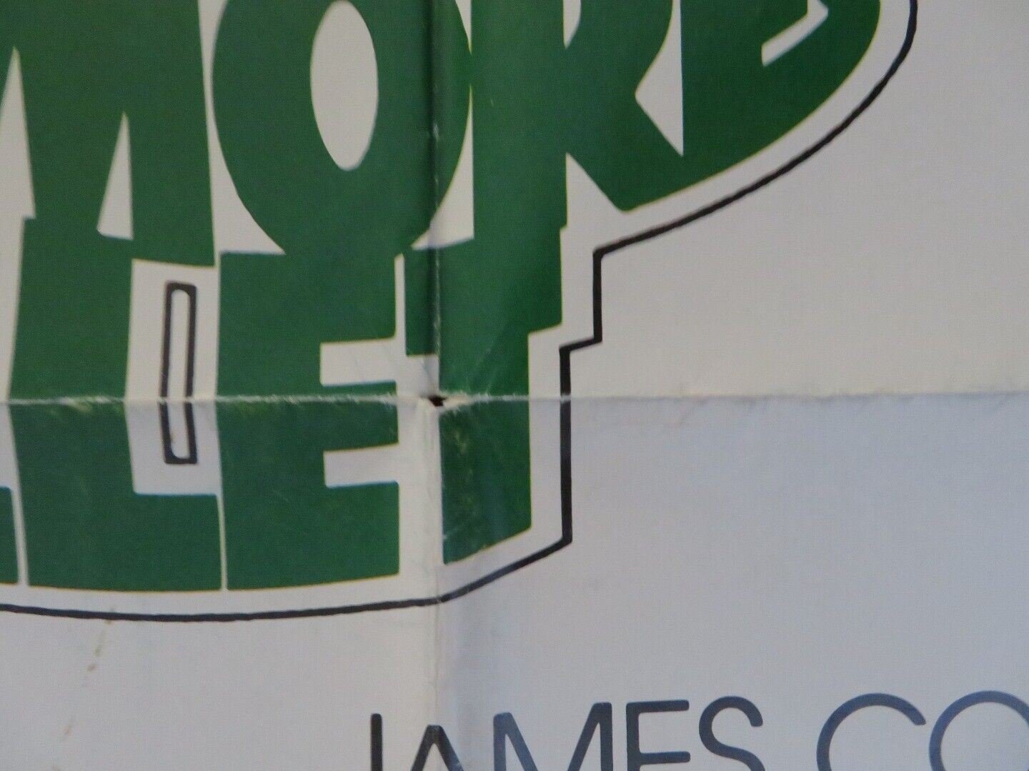 THE BALTIMORE BULL FOLDED US ONE SHEET POSTER JAMES COBURN OMAR SHARIF 1980 Movie posters