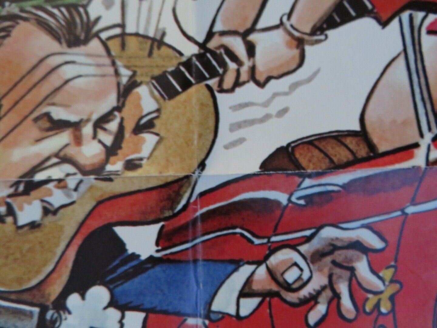 THE BALTIMORE BULL FOLDED US ONE SHEET POSTER JAMES COBURN OMAR SHARIF 1980 Movie posters