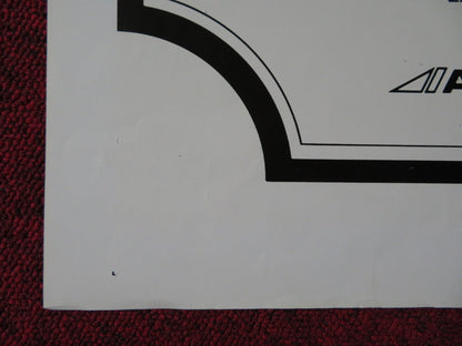 THE BALTIMORE BULLET FOLDED US ONE SHEET POSTER JAMES COBURN OMAR SHARIF 1980 Rendezvous Cinema Movie posters