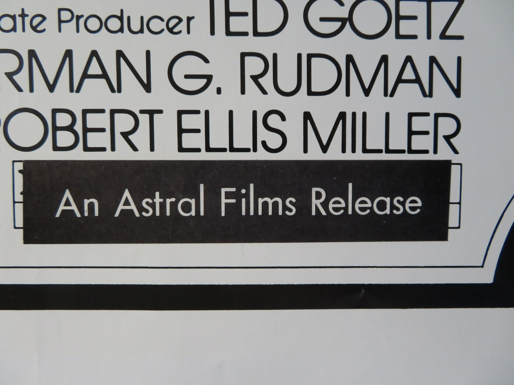 THE BALTIMORE BULLET FOLDED US ONE SHEET POSTER JAMES COBURN OMAR SHARIF 1980 Rendezvous Cinema Movie posters