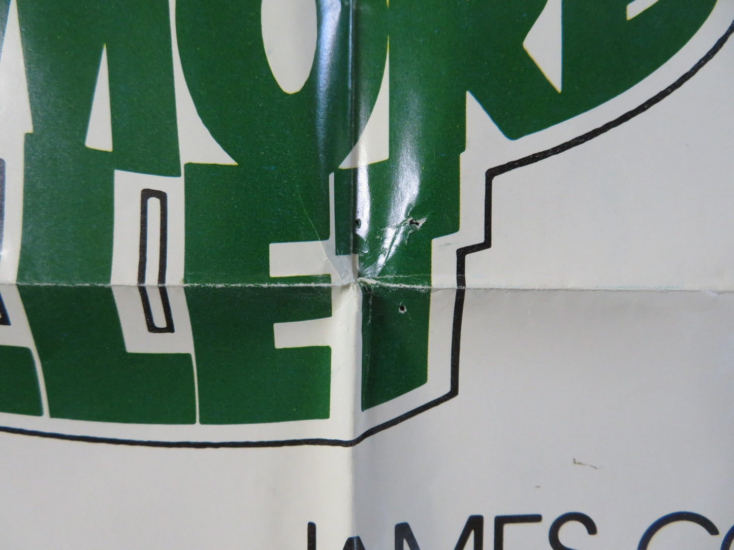 THE BALTIMORE BULLET FOLDED US ONE SHEET POSTER JAMES COBURN OMAR SHARIF 1980 Rendezvous Cinema Movie posters