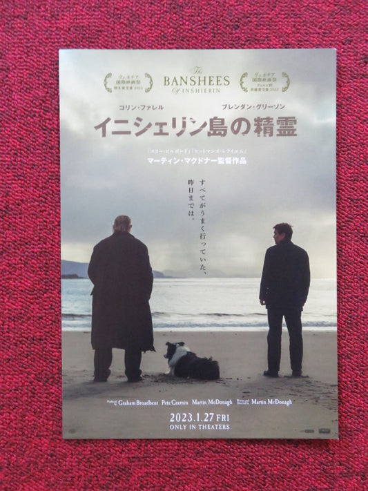 THE BANSHEES OF INSHIERIN - A JAPANESE CHIRASHI (B5) POSTER FARRELL GLEESON 2022 Rendezvous Cinema Movie posters