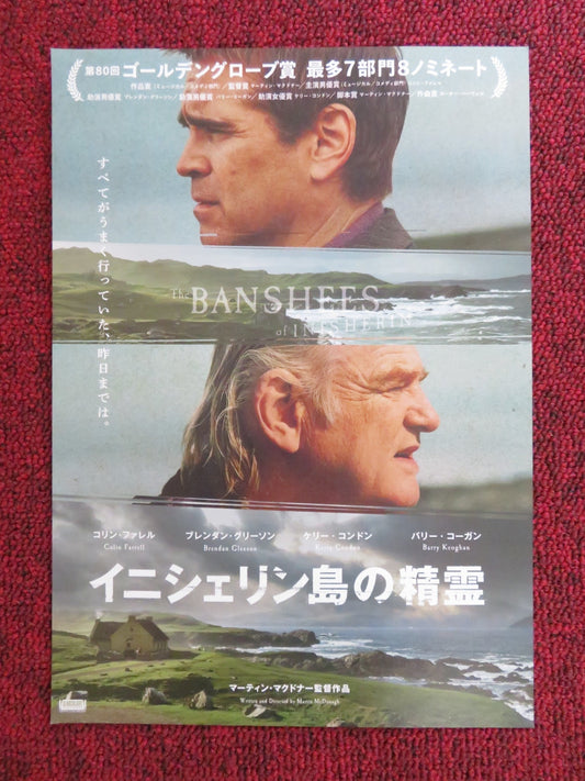 THE BANSHEES OF INSHIERIN - B JAPANESE CHIRASHI (B5) POSTER GLEESON FARRELL 2022 Rendezvous Cinema Movie posters