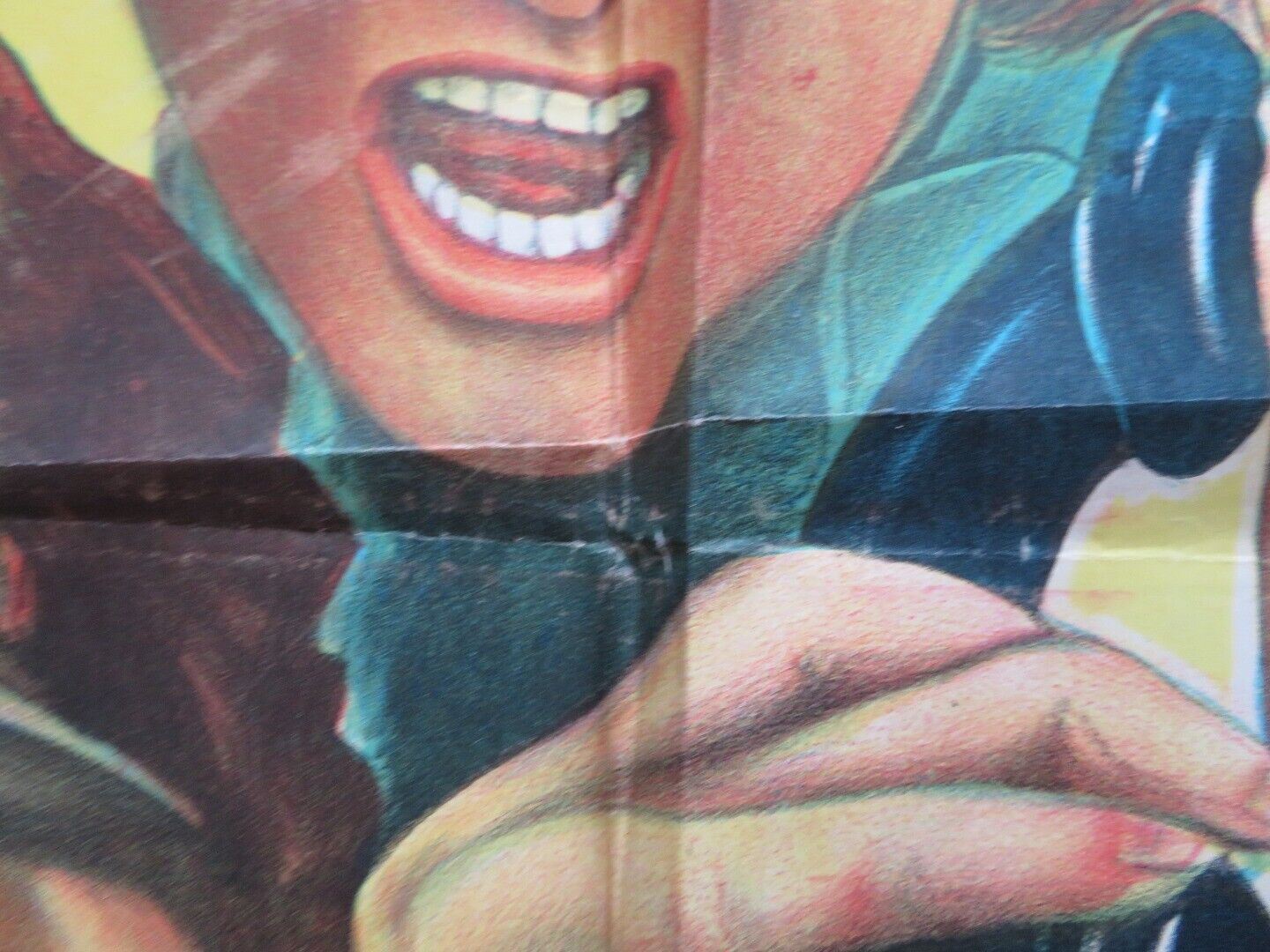 THE BATTLE OF NERETVA FOLDED ARGENTINA ONE SHEET POSTER YUL BRYNNER ORSON WELLES - Rendezvous Cinema