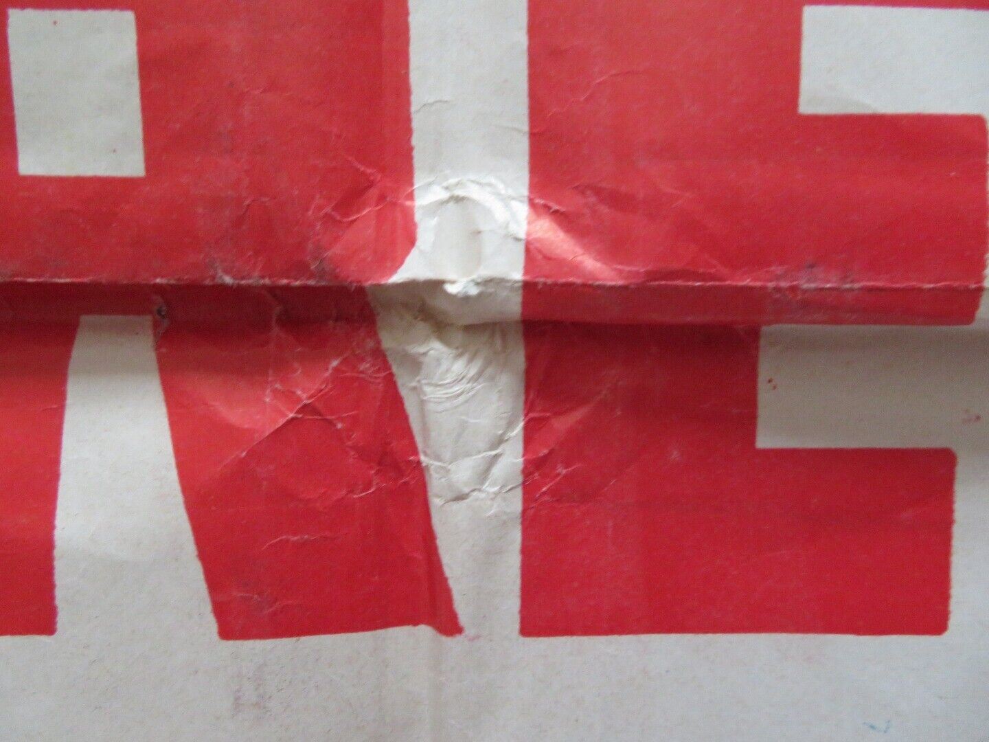 THE BATTLE OF NERETVA FOLDED ARGENTINA ONE SHEET POSTER YUL BRYNNER ORSON WELLES - Rendezvous Cinema