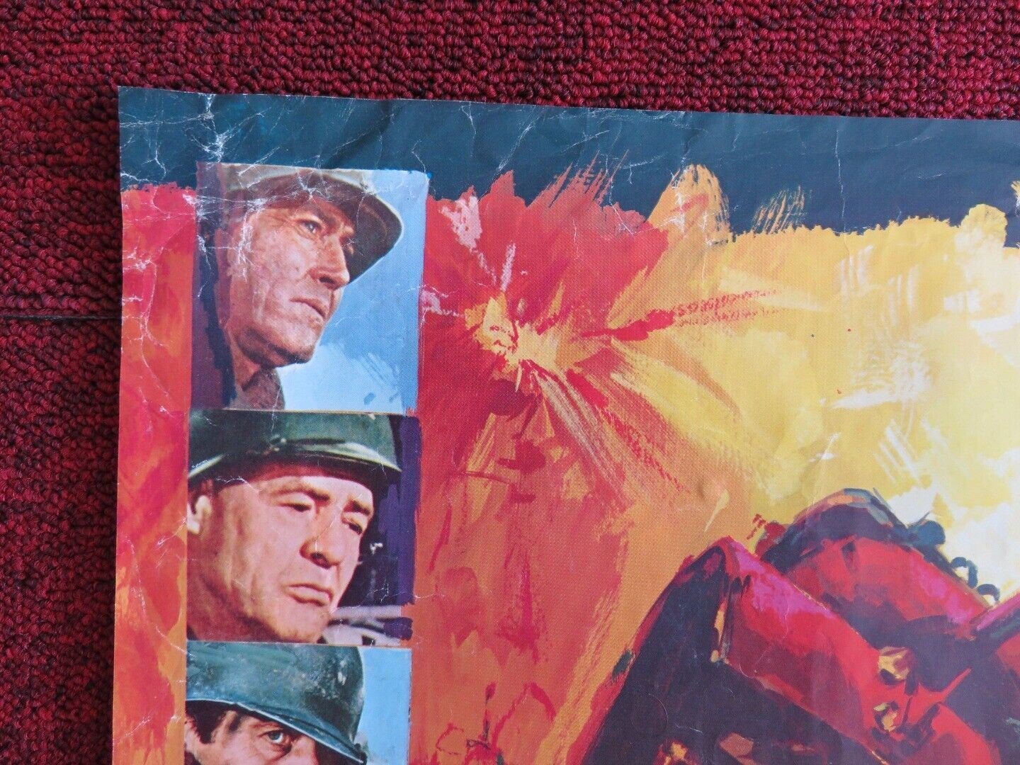 THE BATTLE OF THE BULGE BELGIUM POSTER HENRY FONDA ROBERT SHAW 1965 Movie posters