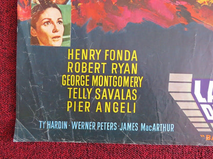 THE BATTLE OF THE BULGE BELGIUM POSTER HENRY FONDA ROBERT SHAW 1965 Movie posters