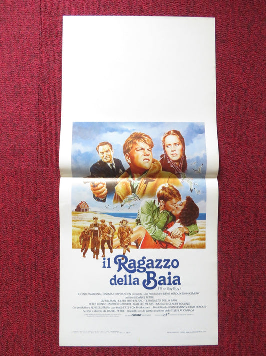 THE BAY BOY ITALIAN LOCANDINA POSTER LIV ULLMAN KIEFER SUTHERLAND 1984 Rendezvous Cinema Movie posters