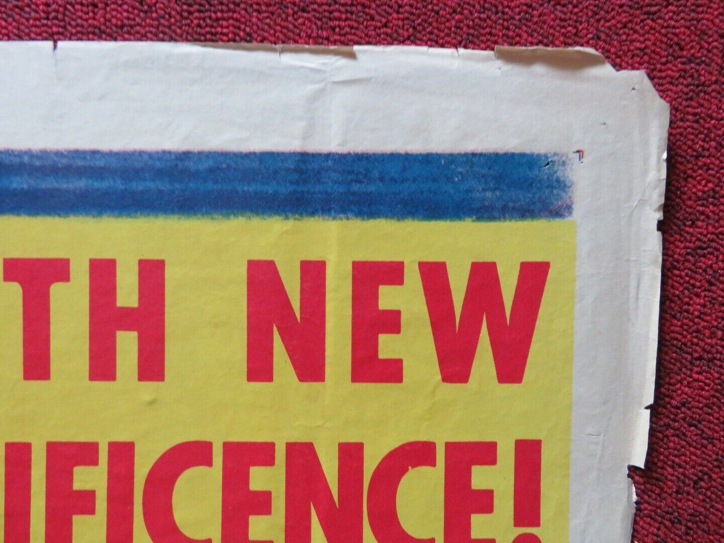 THE BEACHCOMBER FOLDED US ONE SHEET POSTER GLYNIS JOHNS ROBERT NEWTON 1955 Movie posters