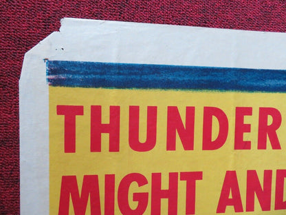 THE BEACHCOMBER FOLDED US ONE SHEET POSTER GLYNIS JOHNS ROBERT NEWTON 1955 Movie posters