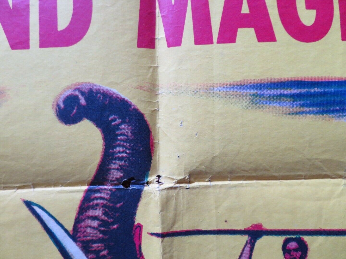 THE BEACHCOMBER FOLDED US ONE SHEET POSTER GLYNIS JOHNS ROBERT NEWTON 1955 Movie posters