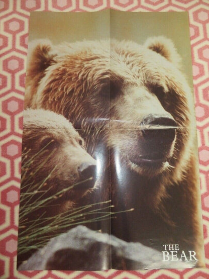 THE BEAR UK DOUBLE CROWN POSTER - b JACK WALLACE 1988 Rendezvous Cinema Movie posters