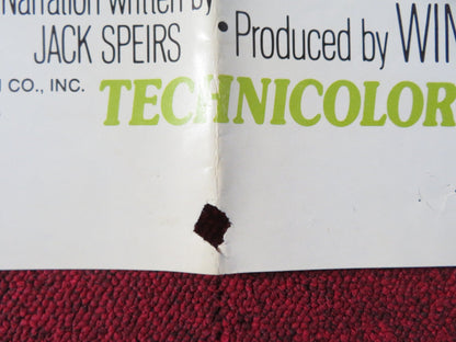 THE BEARS AND I FOLDED US ONE SHEET POSTER PATRICK WAYNE CHIEF DAN GEORGE 1974 Rendezvous Cinema Movie posters