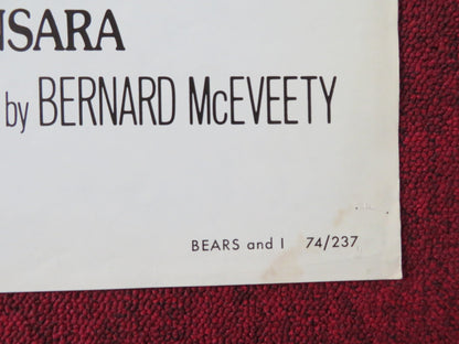 THE BEARS AND I FOLDED US ONE SHEET POSTER PATRICK WAYNE CHIEF DAN GEORGE 1974 Rendezvous Cinema Movie posters