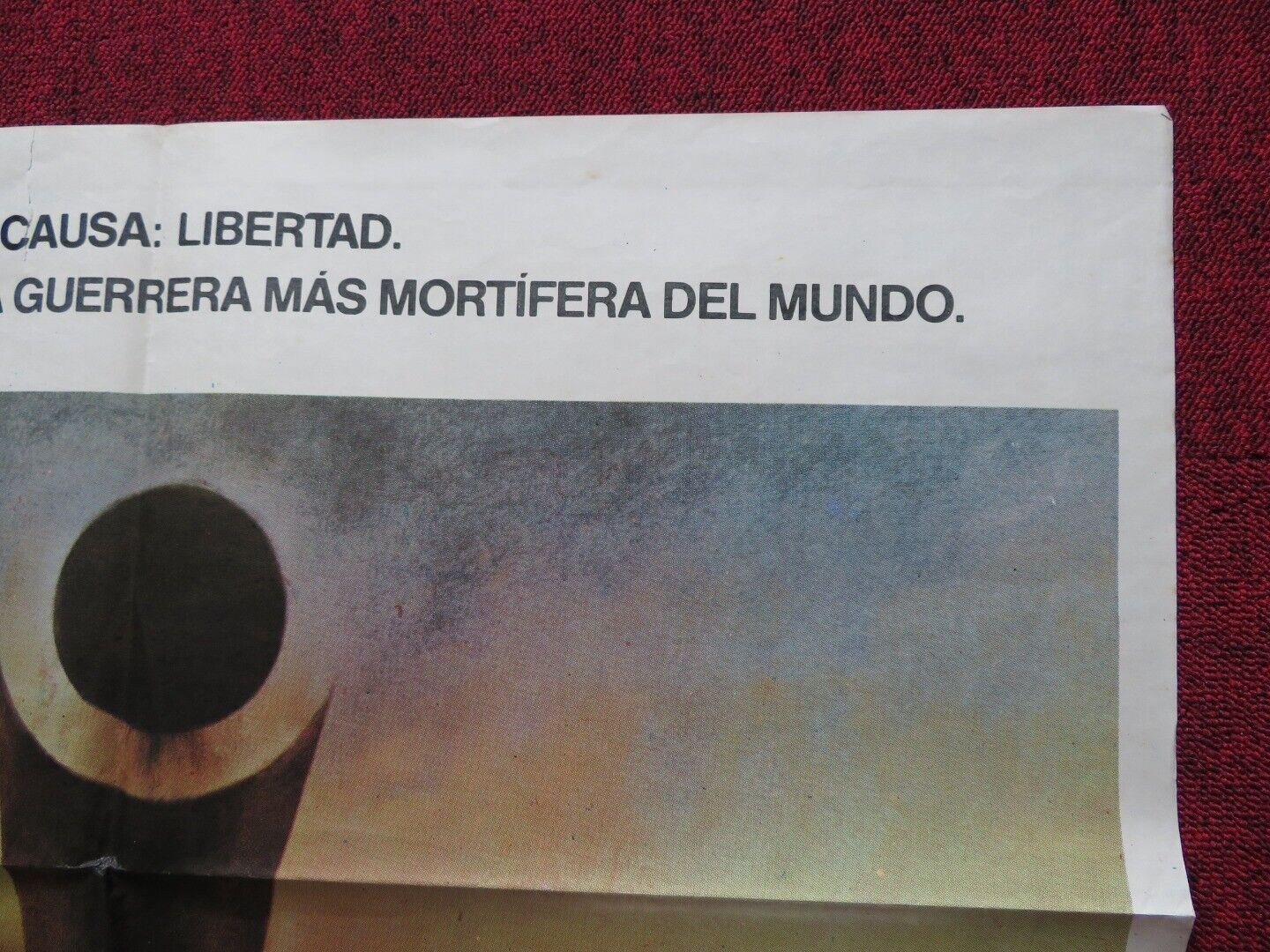 THE BEAST OF WAR FOLDED ARGENTINA ONE SHEET POSTER GEORGE DZUNDZA JASON PATRICK - Rendezvous Cinema