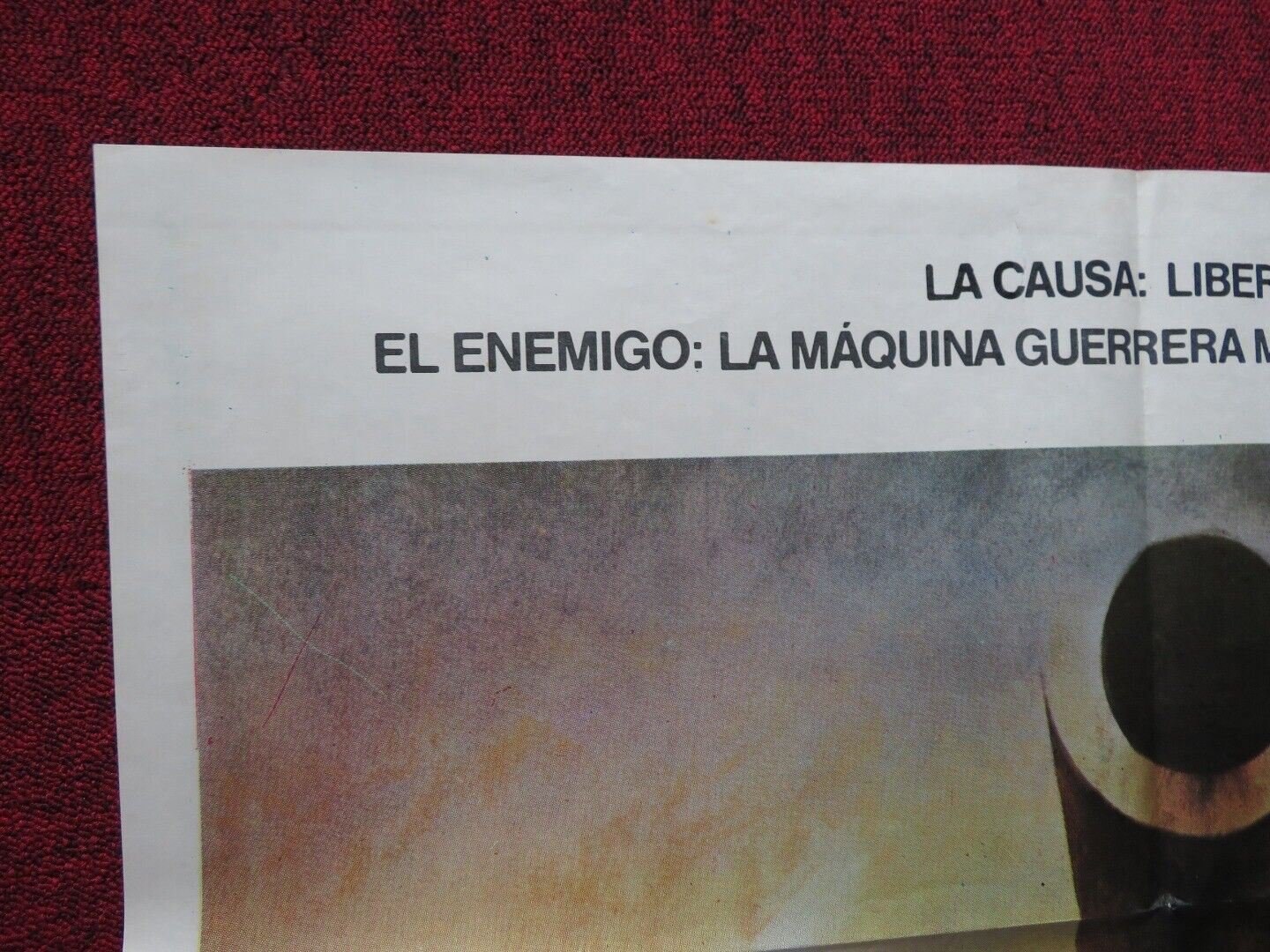 THE BEAST OF WAR FOLDED ARGENTINA ONE SHEET POSTER GEORGE DZUNDZA JASON PATRICK - Rendezvous Cinema