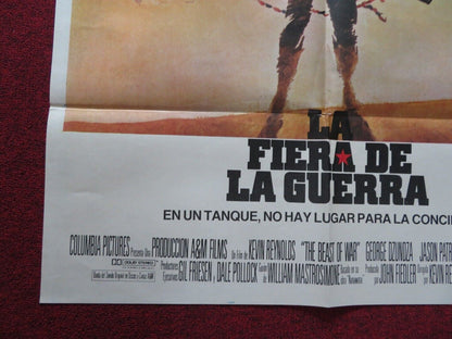 THE BEAST OF WAR FOLDED ARGENTINA ONE SHEET POSTER GEORGE DZUNDZA JASON PATRICK - Rendezvous Cinema