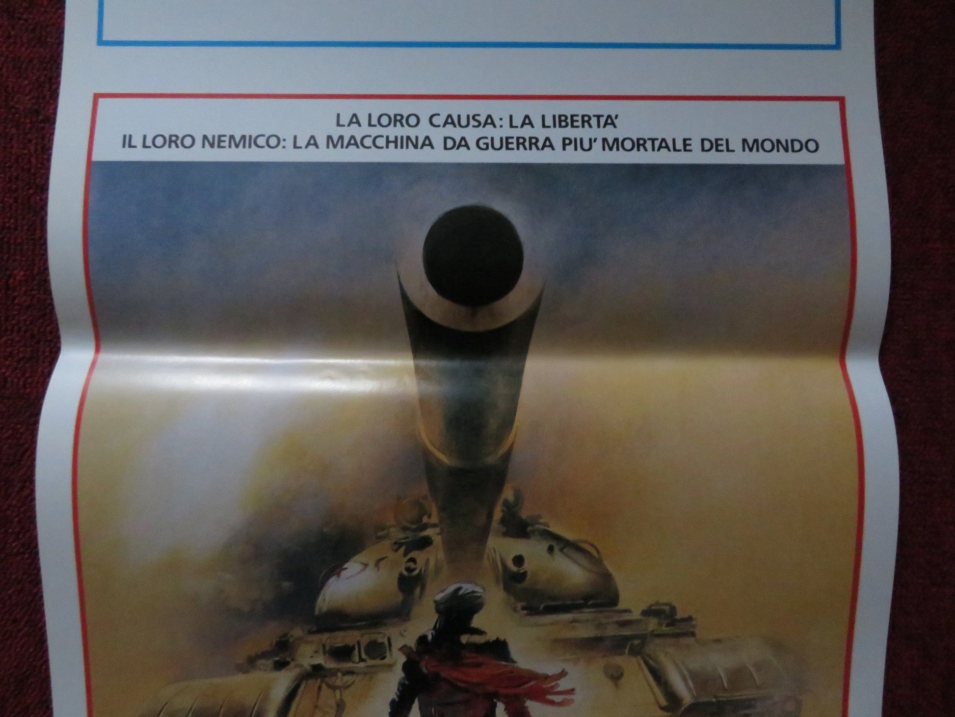 THE BEAST OF WAR ITALIAN LOCANDINA POSTER GEORGE DZUNDZA JASON PATRICK 1988 Rendezvous Cinema Movie posters