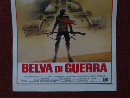 THE BEAST OF WAR ITALIAN LOCANDINA POSTER GEORGE DZUNDZA JASON PATRICK 1988 Rendezvous Cinema Movie posters