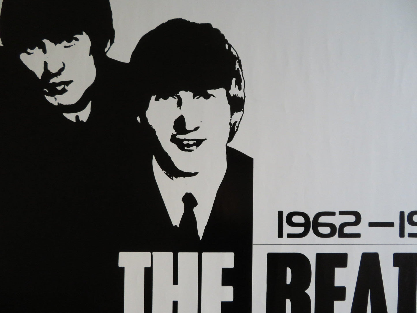 THE BEATLES 25TH ANNIVERSARY OF RECORD DEBUT POSTER LENNON MCCARTNEY 1987 Rendezvous Cinema Movie posters