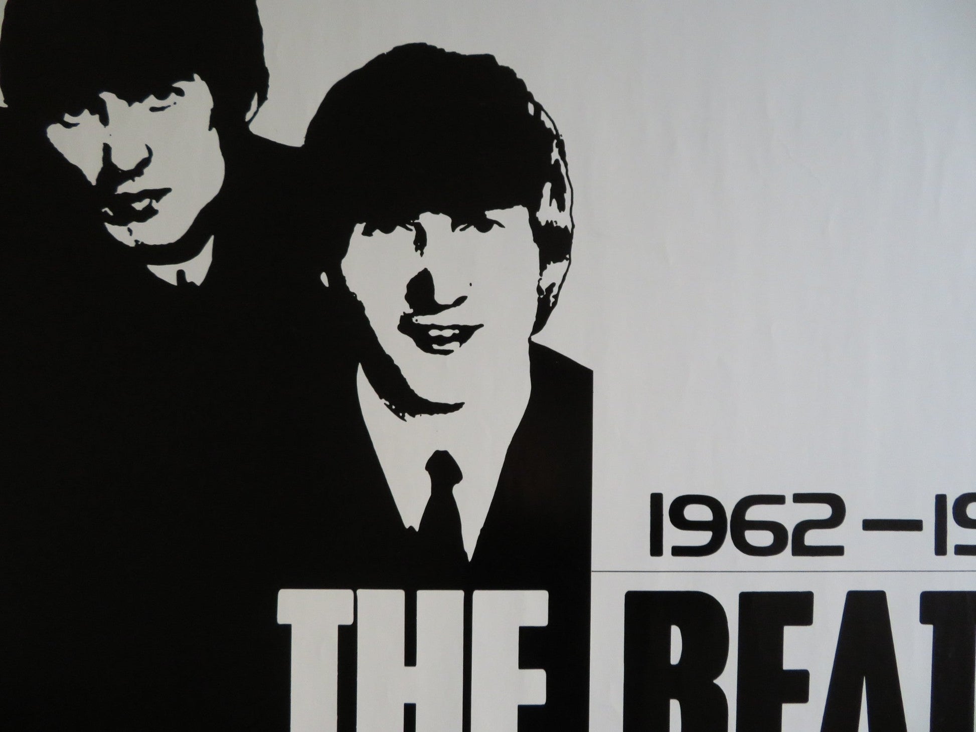 THE BEATLES 25TH ANNIVERSARY OF RECORD DEBUT POSTER LENNON MCCARTNEY 1987 Rendezvous Cinema Movie posters