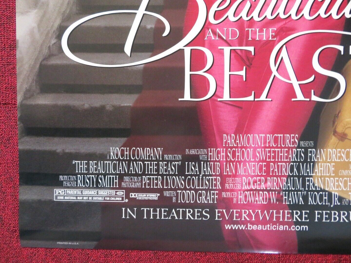 THE BEAUTICIAN AND THE BEAST US ONE SHEET ROLLED POSTER FRAN DRESCHER 1997 Movie posters